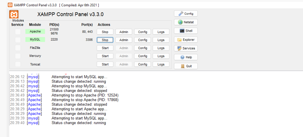 fix mysql shutdown unexpectedly