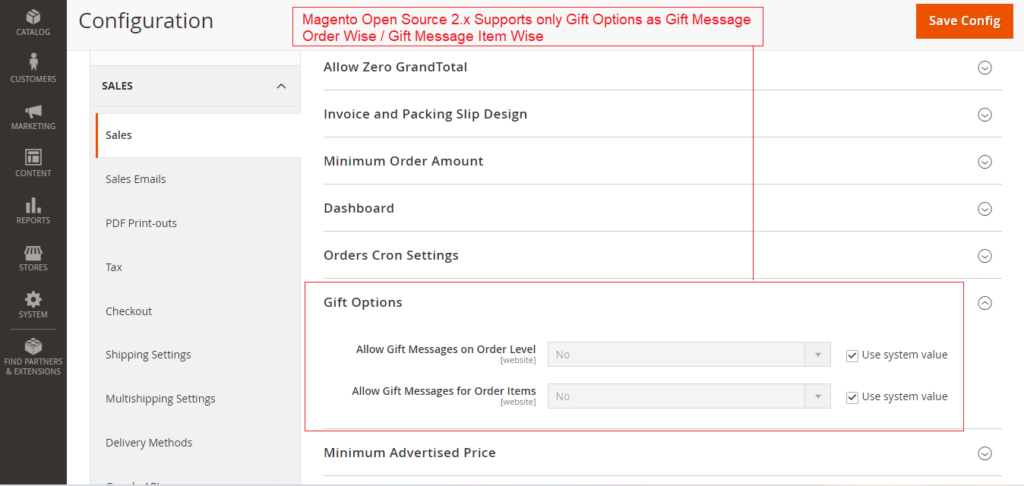  Adobe Commerce 2.x support all Gift Message for Order wise o Order Item wise,  Gift Cards, Gift Wrapping, Gift Receiver Name 